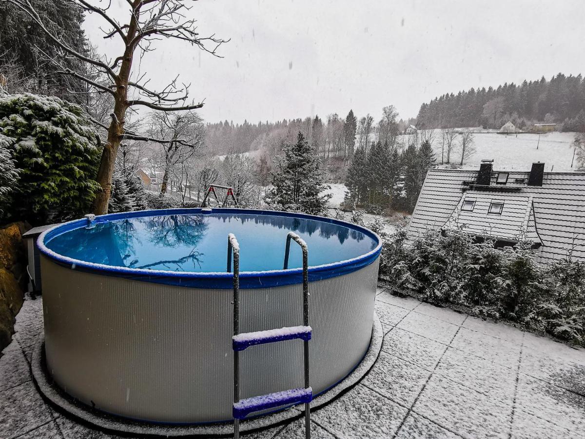 Ferienwohnung Tiede Marienberg Esterno foto